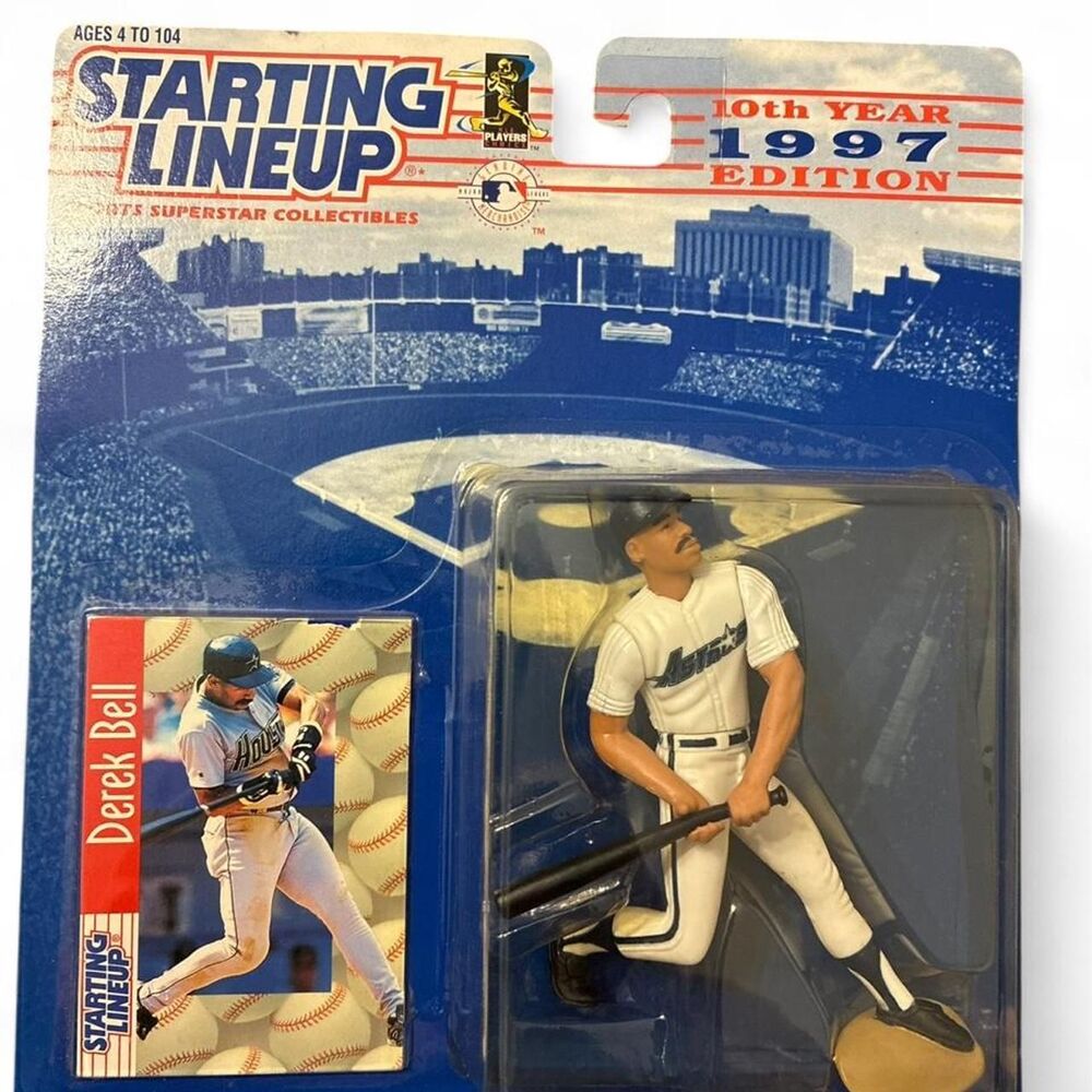 1997 10th Year Starting Lineup Lot Ellis Burks & Derek Bell Sealed Figures Lot